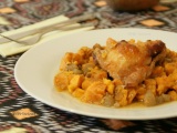 Пиле с ябълки и сладък картоф / Sweet potato, Apple and Chicken Bake